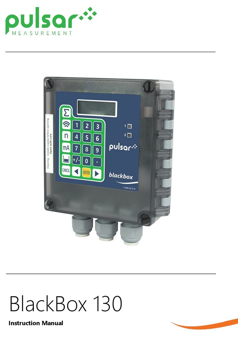 Pulsar blackbox 130 User manual