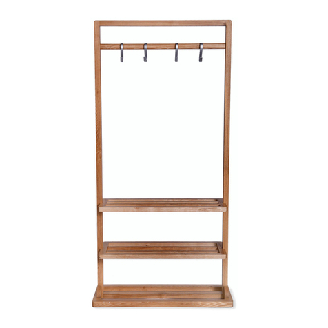 Garden Trading Boscombe Clothes Rail installation instructions