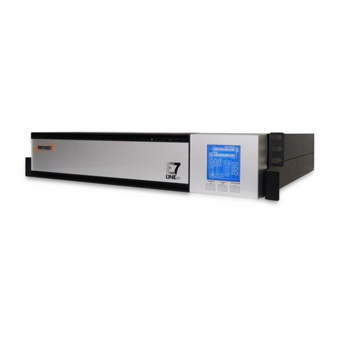 INFOSEC UPS SYSTEM E7 One RT Series User manual