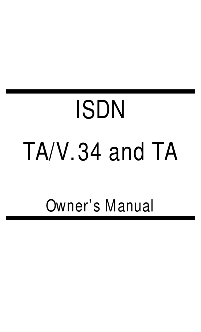 Zoom ISDN TA/V.34 User manual