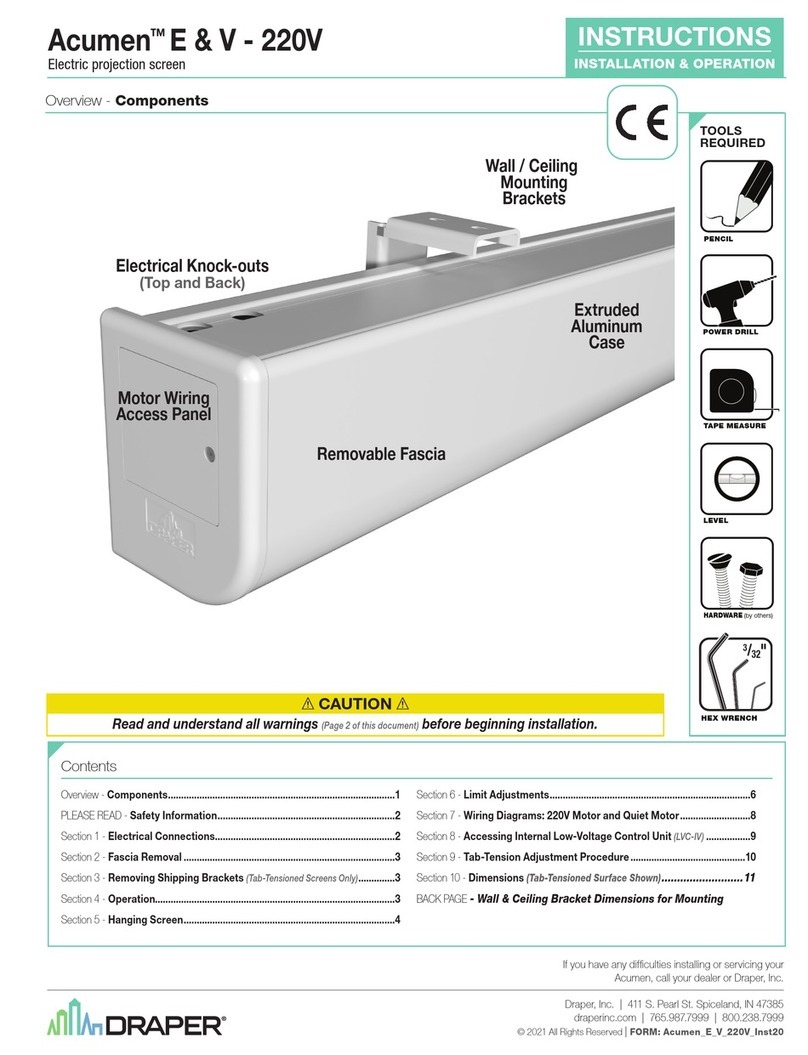 Acumen E Installation & operation instructions