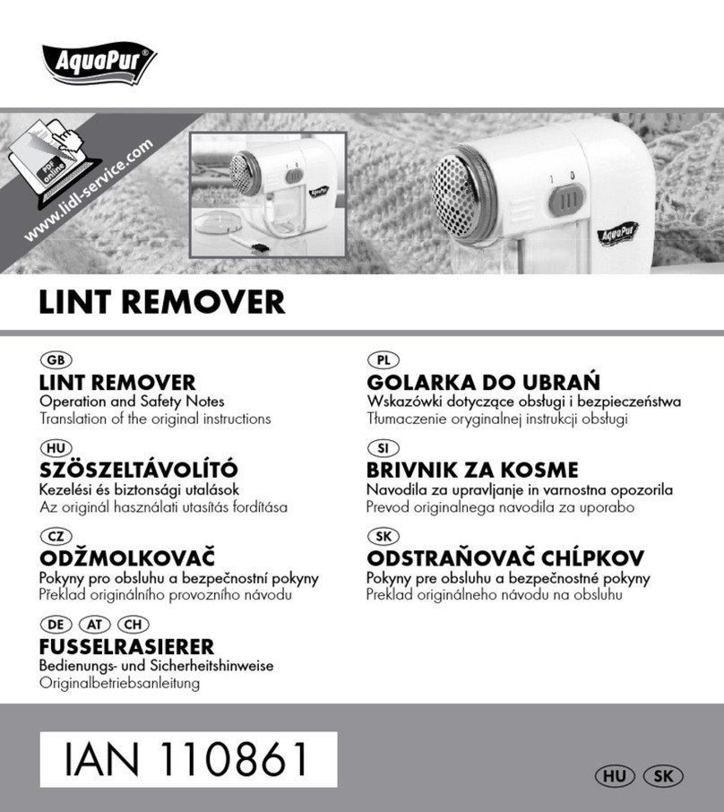 AquaPur 110861 User manual