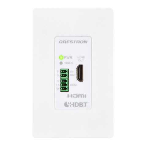 Crestron DigitalMedia 8G+ DM-RMC-4K-100-C-1G Supplemental guide