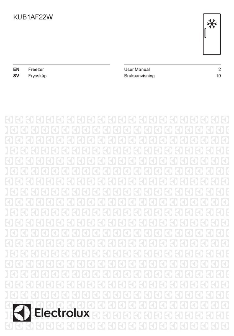 Electrolux KUB1AF22W User manual