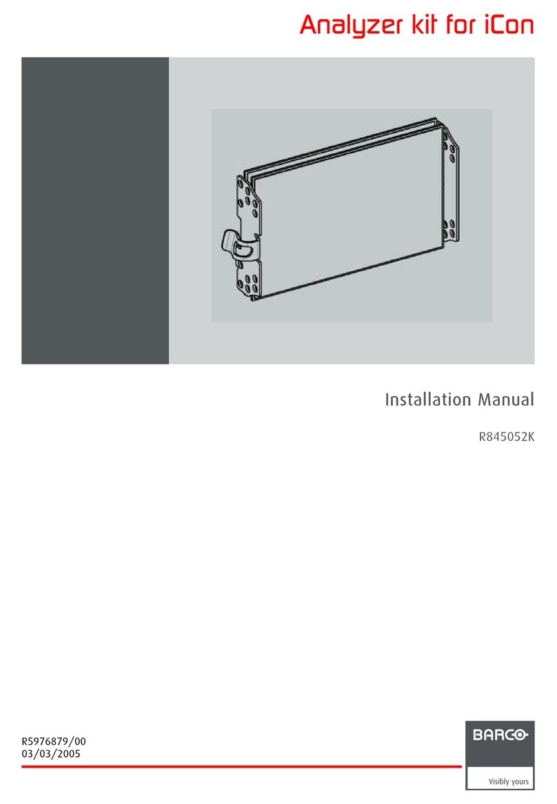 Barco R845052K installation manual
