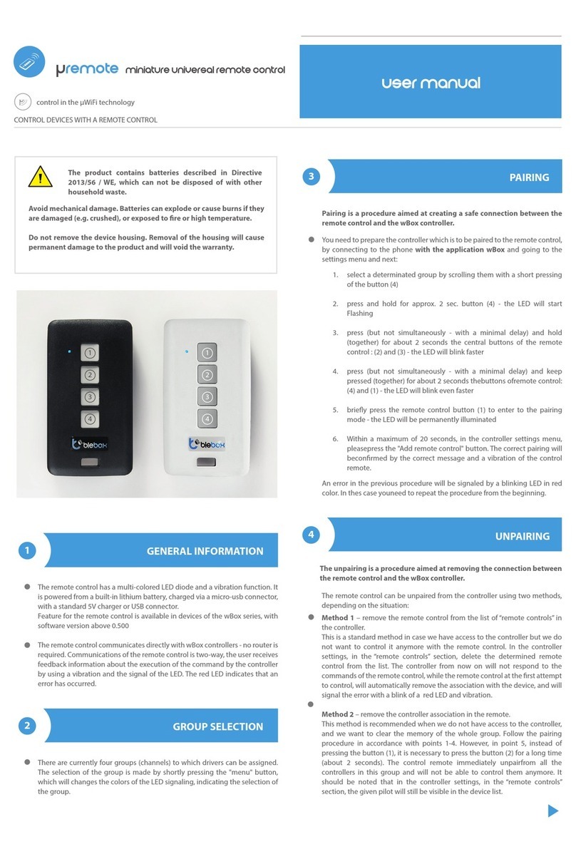 BleBox mremote User manual