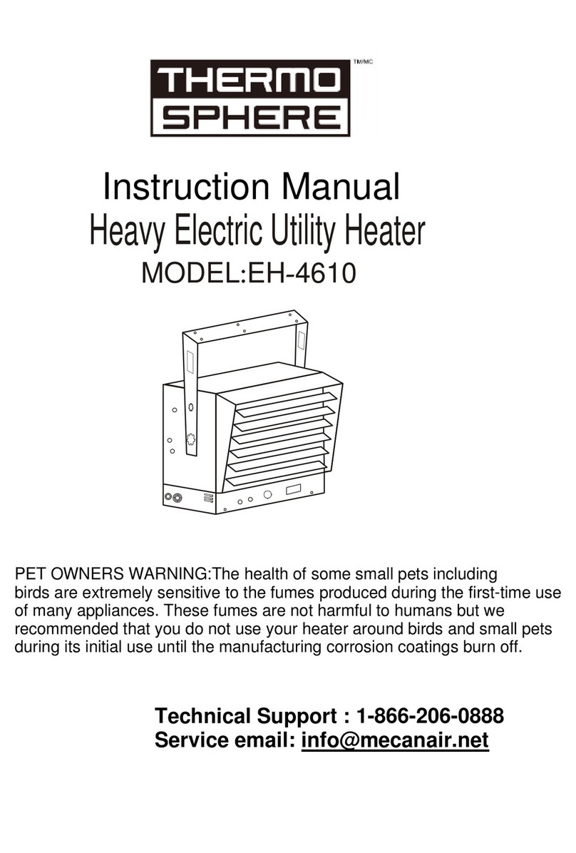 Thermo Sphere EH-4610 instruction manual Thermo Sphere EH-4610 instruction manual
