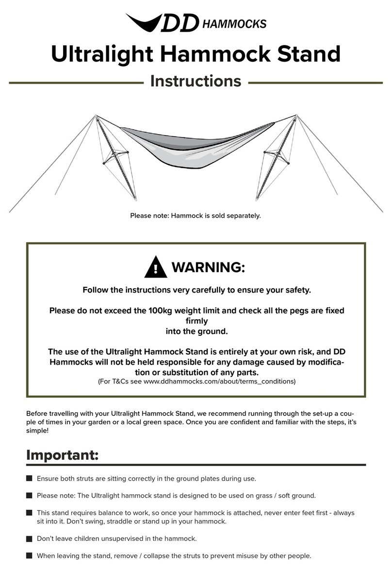 DD HAMMOCKS Ultralight Hammock Stand instructions