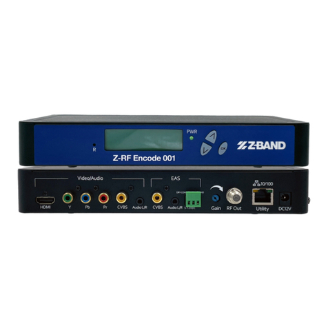 Z-Band Z-RF Encode 001 User guide and installation manual
