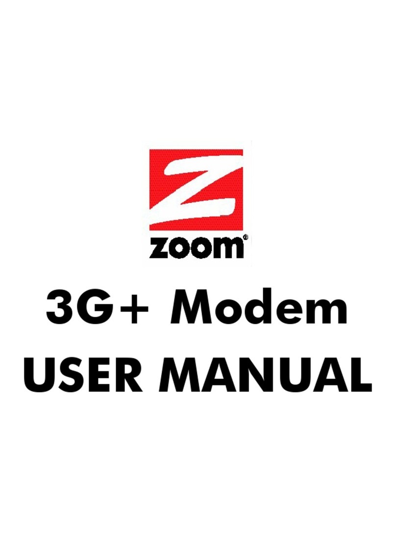 Zoom 1099 Series User manual