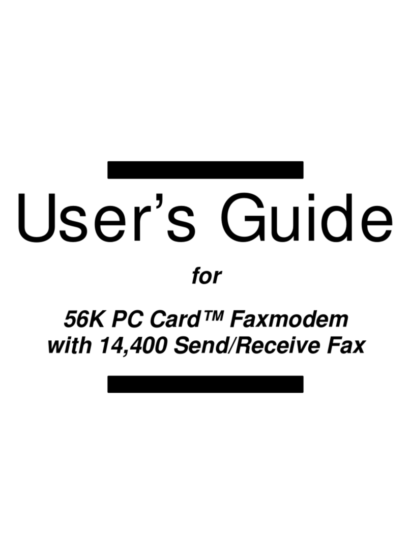 Zoom PCMCIA V.90 user guide