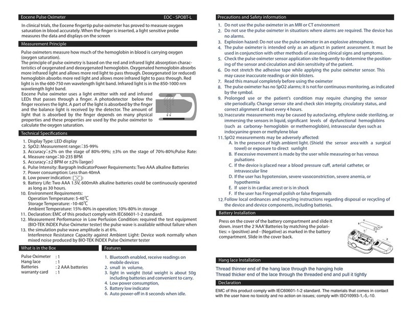 Eocene EOC-SPOBT-L manual