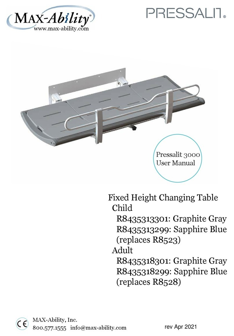 Max-Ability Pressalit 3000 User manual