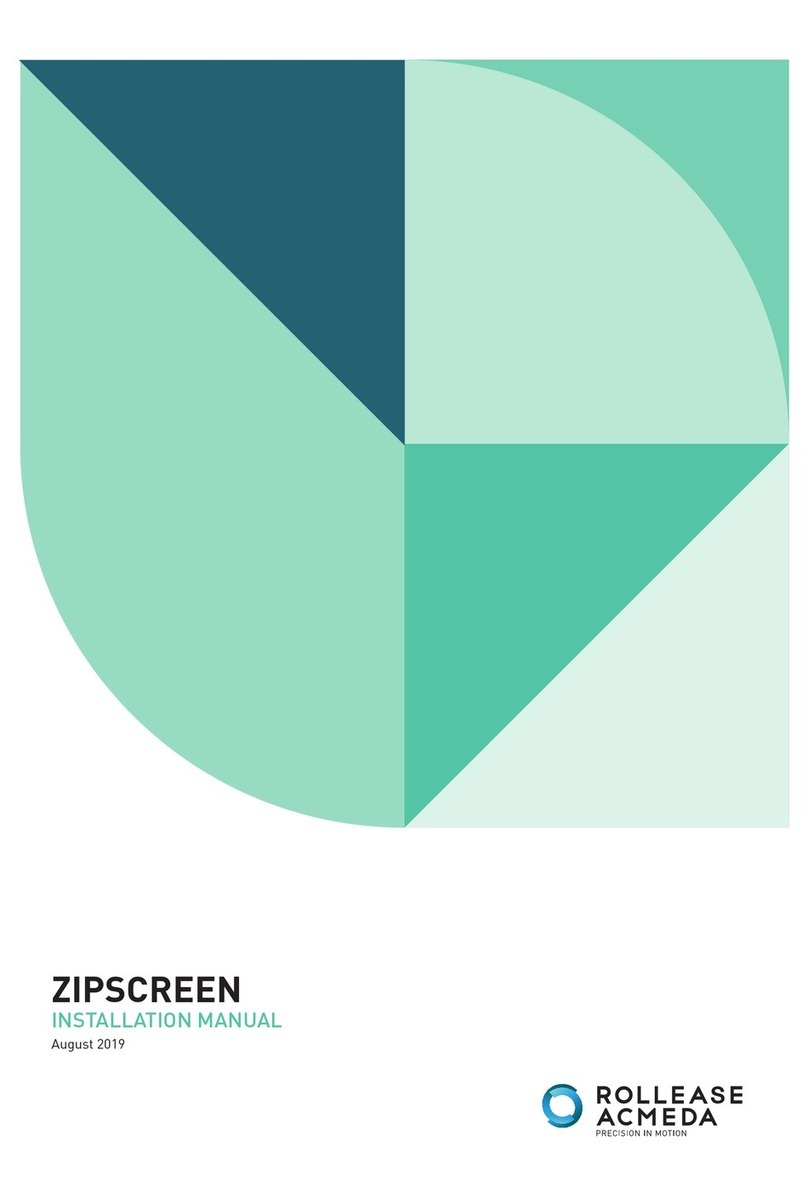 rollease acmeda ZIPSCREEN User manual