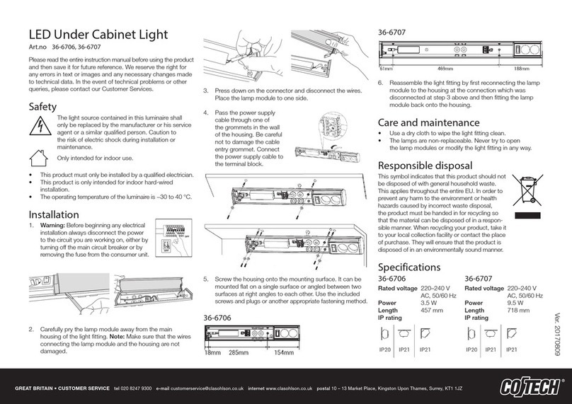 CO/Tech 36-6706 User manual