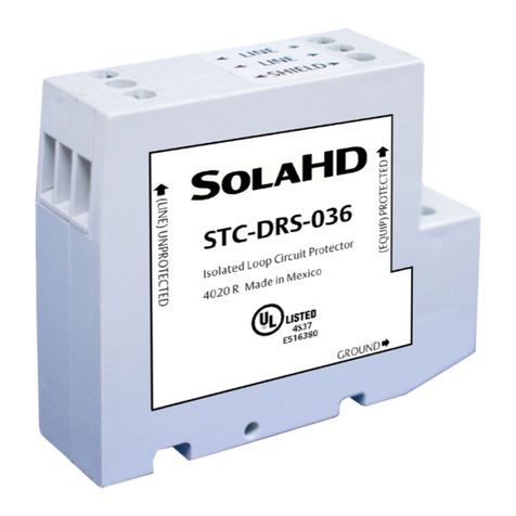 Emerson SolaHD STC-DRS Series User manual