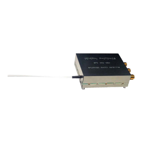 General Photonics BPD-002-OEM-400-15 Instructions Note