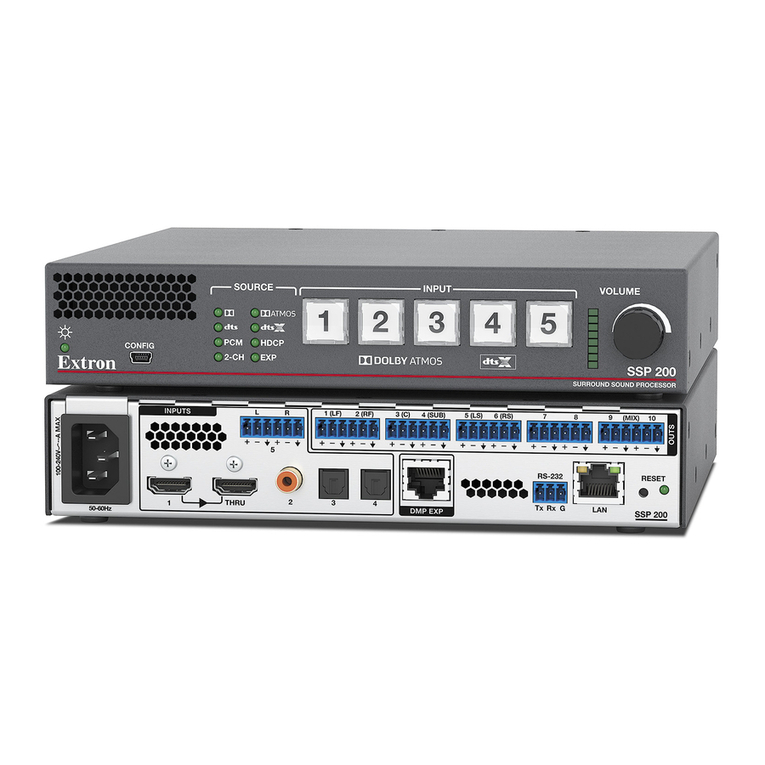 Extron electronics SSP 200 User manual