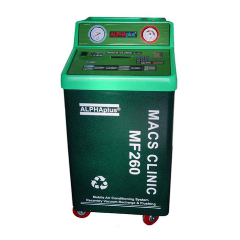 Airtronix MACS CLINIC MF260 operation & maintenance