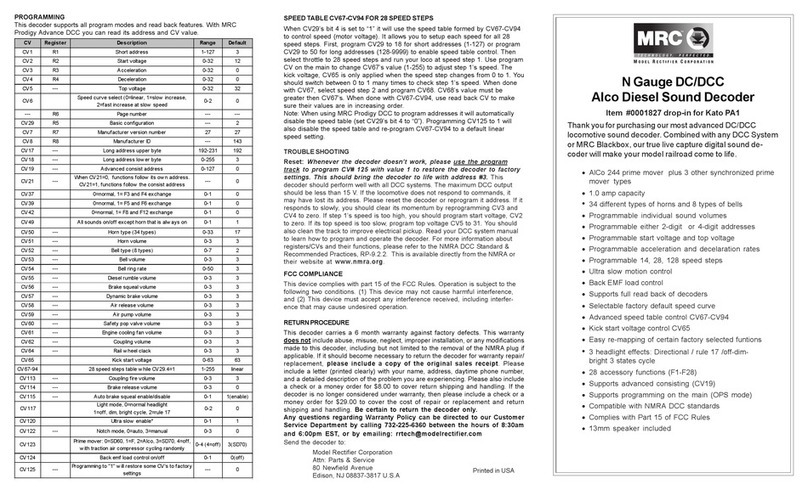 MRC 0001827 quick start guide