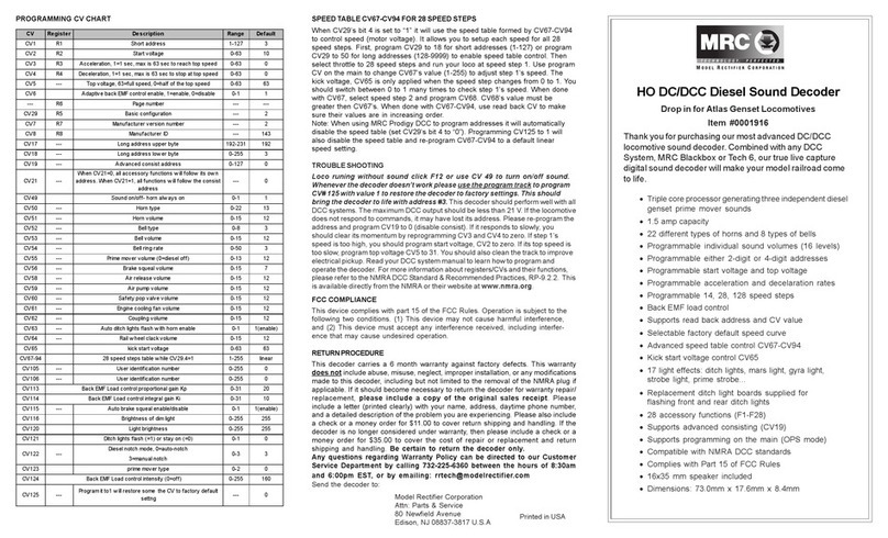 MRC 0001916 User manual