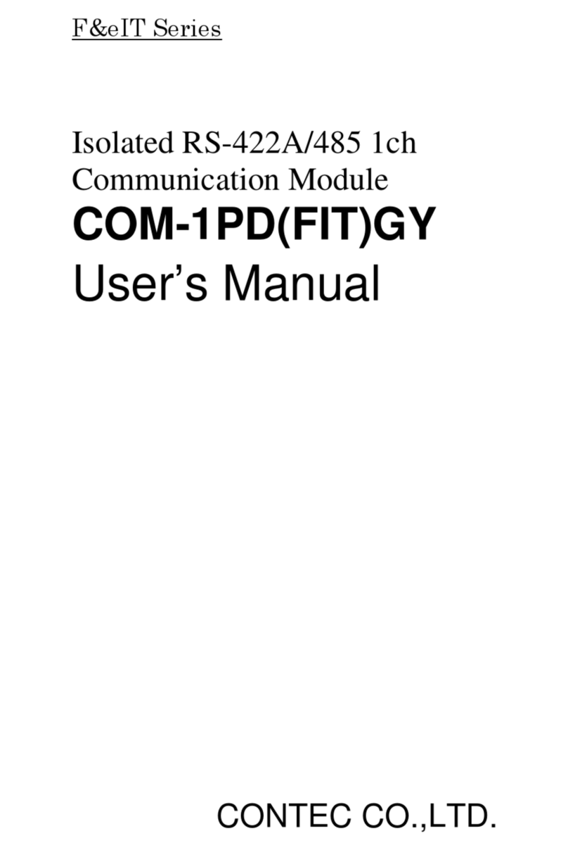 Contec F&eIT Series user manual
