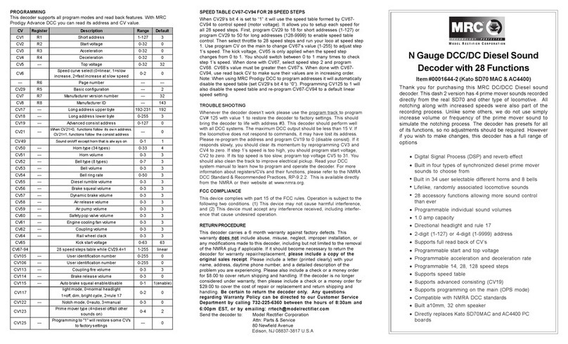 MRC 0001644-2 quick start guide