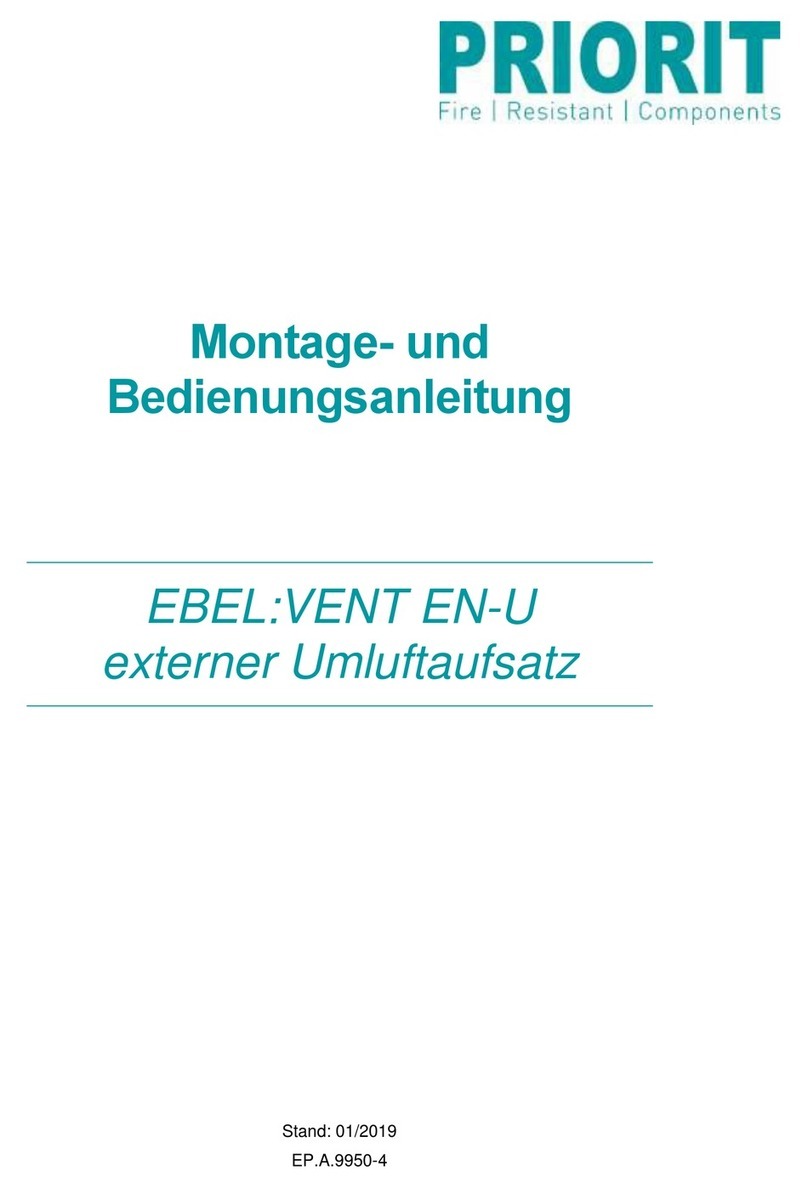 Priorit EBEL:VENT EN-U operating instructions