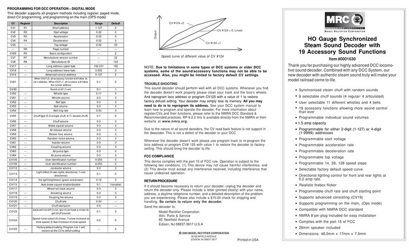 MRC 0001630 quick start guide