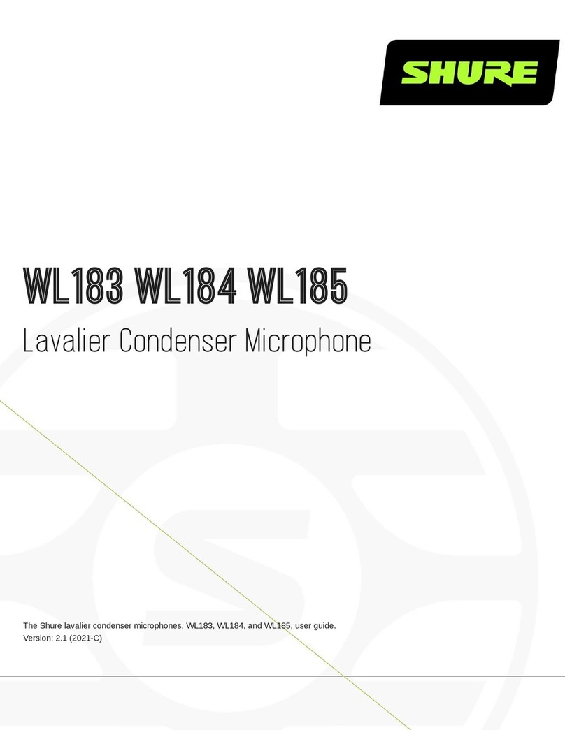 Shure WL183 quick start guide