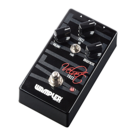 Wampler Velvet Fuzz User manual