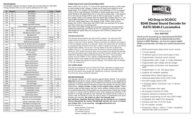 MRC 0001802 quick start guide MRC 0001802 quick start guide