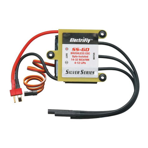 GREAT PLANES ElectriFly Silver Series SS-60 User manual