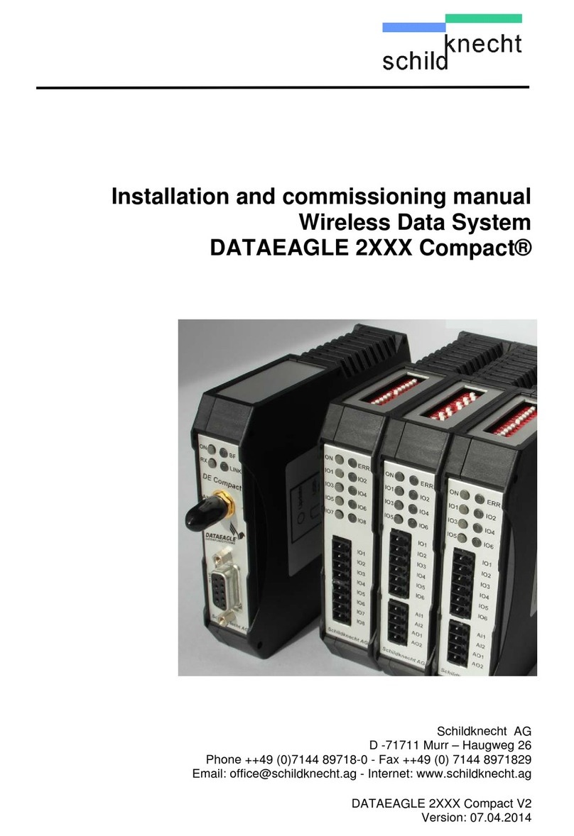schildknecht DATAEAGLE 2 Compact Series Installation and commissioning manual schildknecht DATAEAGLE 2 Compact Series Installation and commissioning manual