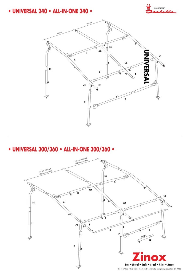 Isabella UNIVERSAL 240 User manual