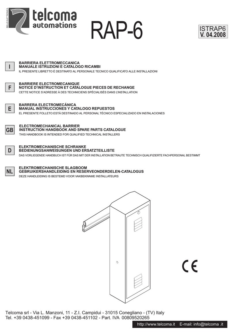 Telcoma Automations RAP-6 Installer manual