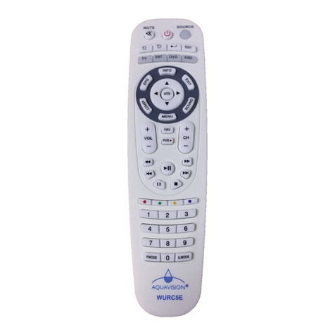 Aquavision AVWURC5E Setup instructions