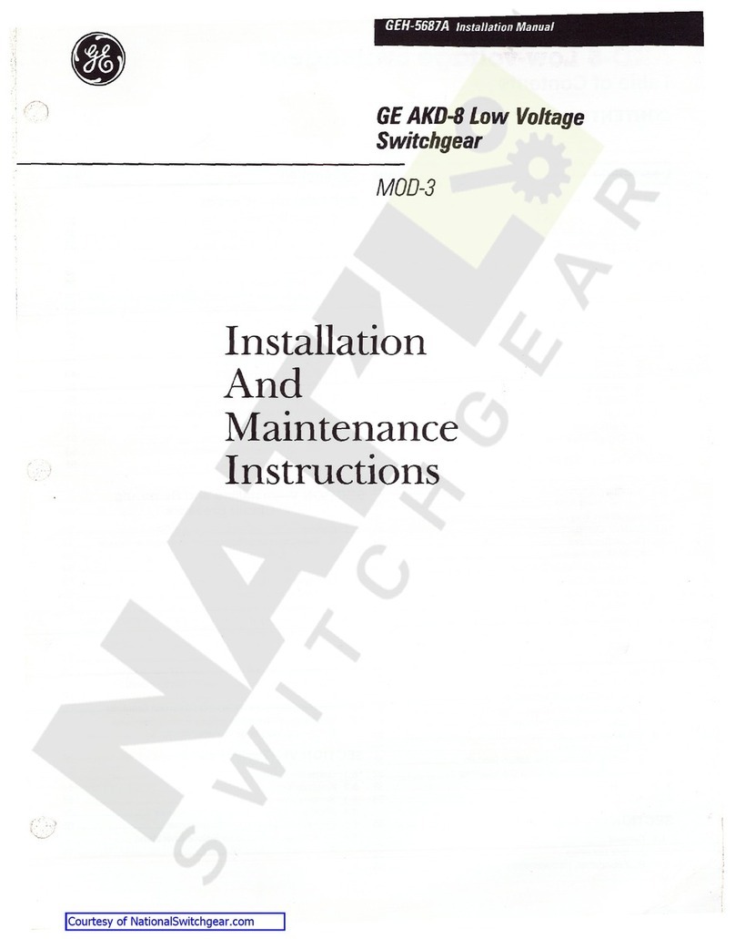 GE AKD-8 User manual