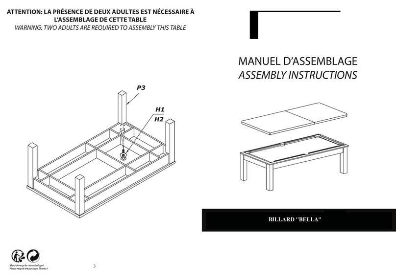 habitat et jardin BELLA 1429 DF0193 Assembly instructions