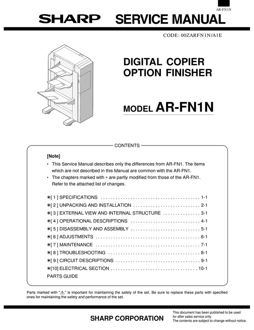 Sharp AR-FN1N User manual