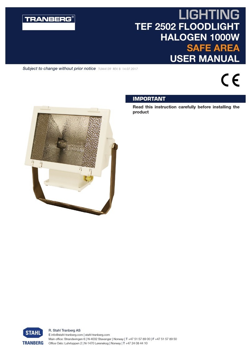 Tranberg TEF 2502 user manual