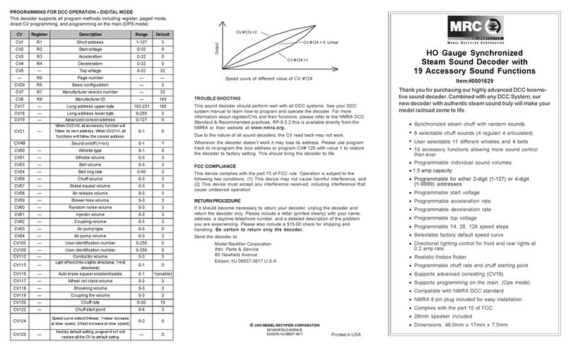 MRC 0001629 User manual