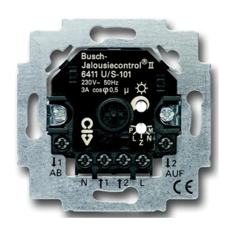 ABB Busch-Jaeger Busch-Jalousiecontrol II Series User manual