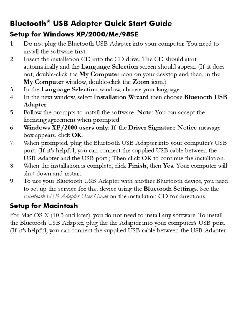 Zoom 4320A quick start guide