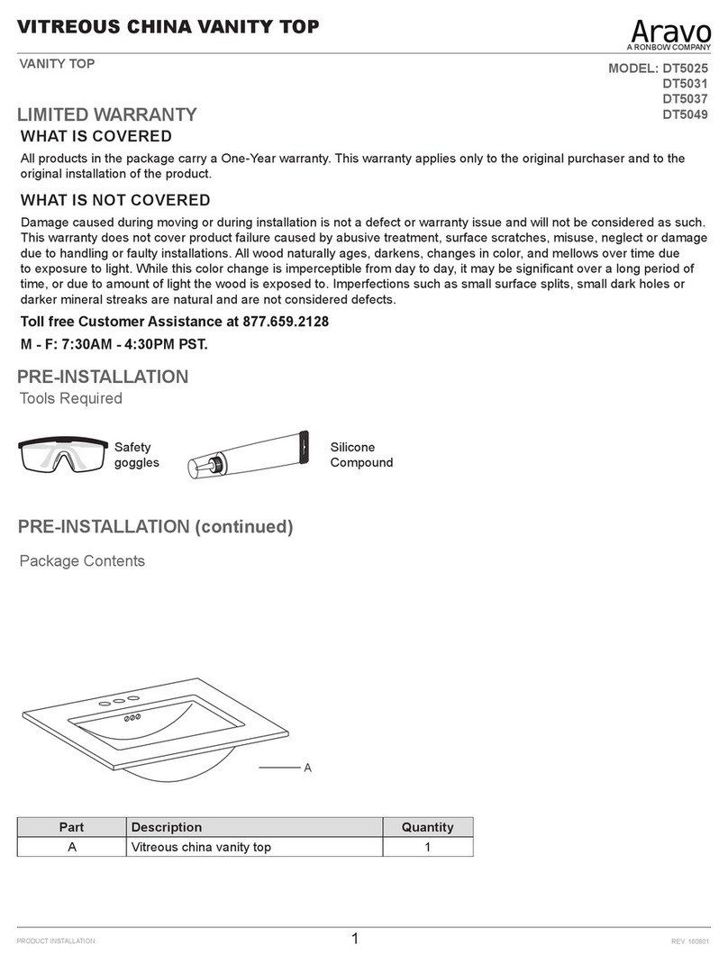 Ronbow Aravo DT5025 manual
