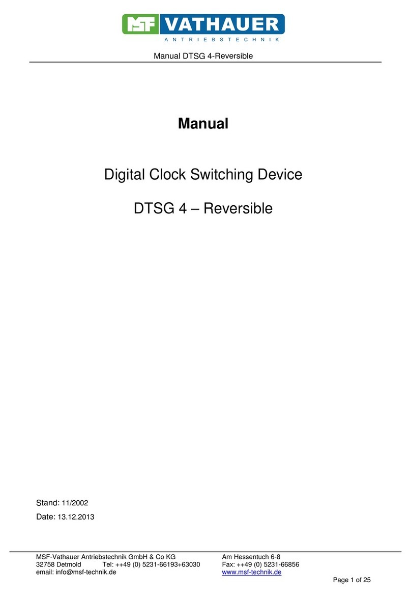 Vathauer DTSG 4 manual
