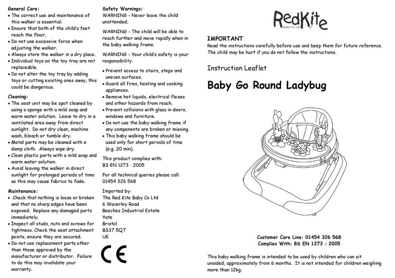 Red Kite Baby Go Round Ladybug Manual