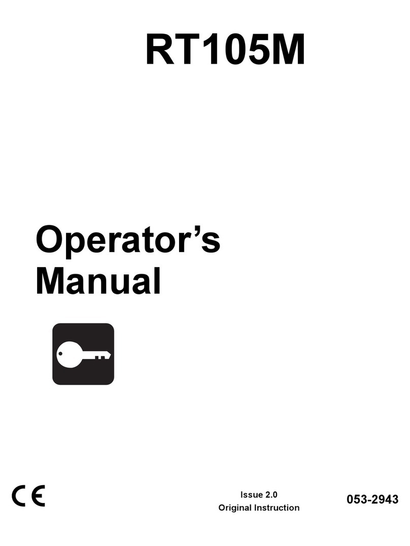 Kubota RT105M Operator's manual