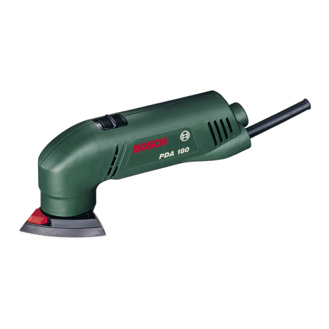 Bosch PDA 180 User manual