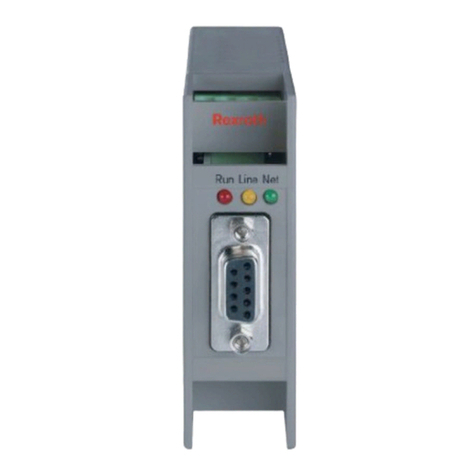 Bosch Rexroth Fe PROFIBUS-DP Bus Adapter User manual